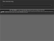 Tablet Screenshot of live-scores.org